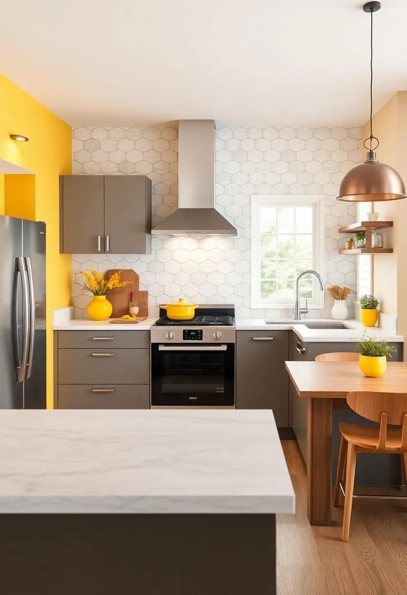 Elevating Your Kitchen Experience with Textured Yellow Decor Elements