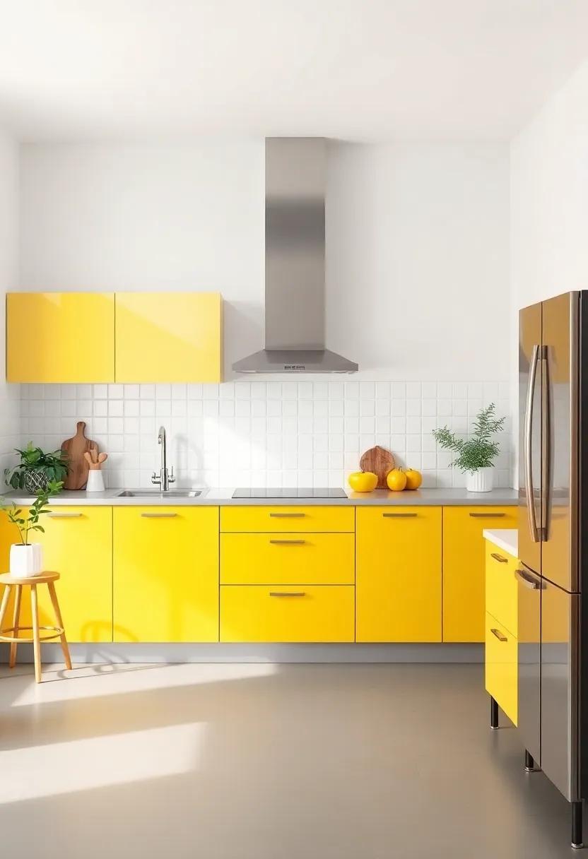 Embracing Yellow Hues to Evoke Joy and Warmth in Culinary Spaces