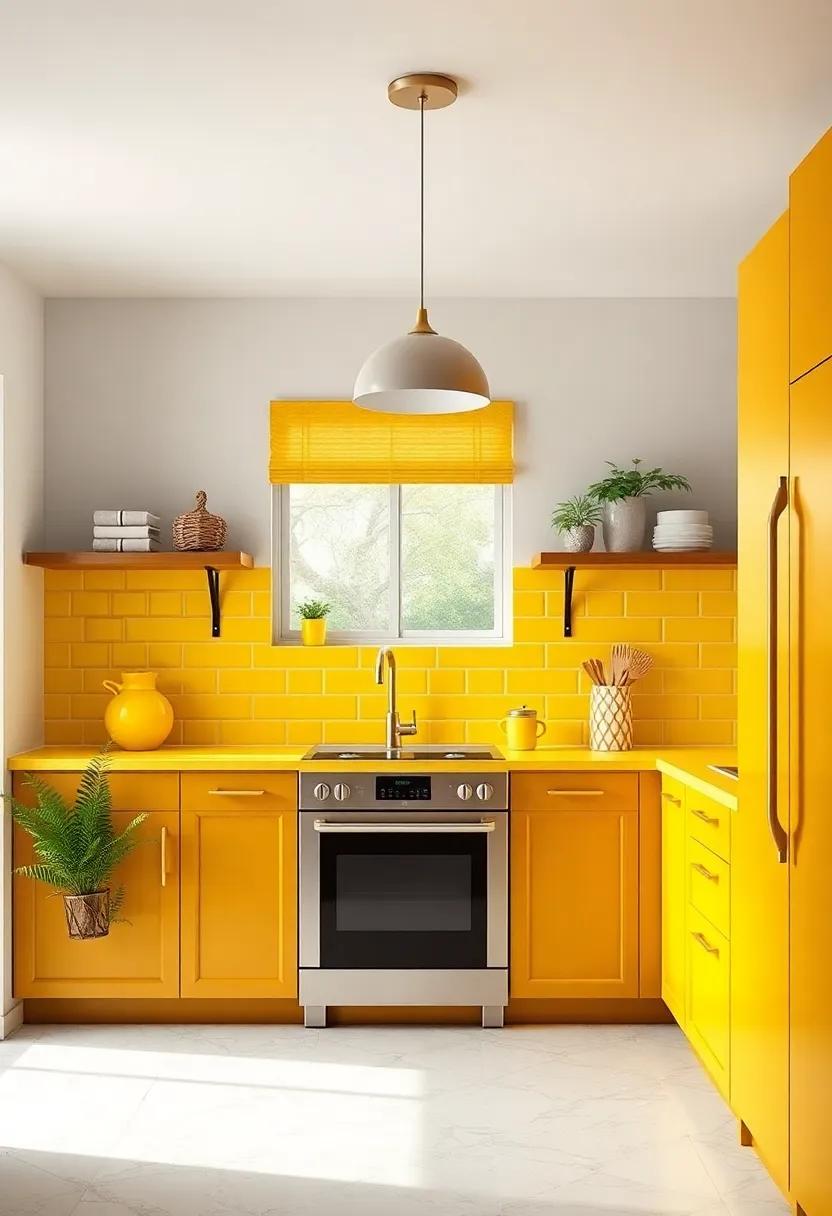 Revamping a ⁢Small Kitchen with ⁤Bold Yellow ⁤Choices for Major Impact