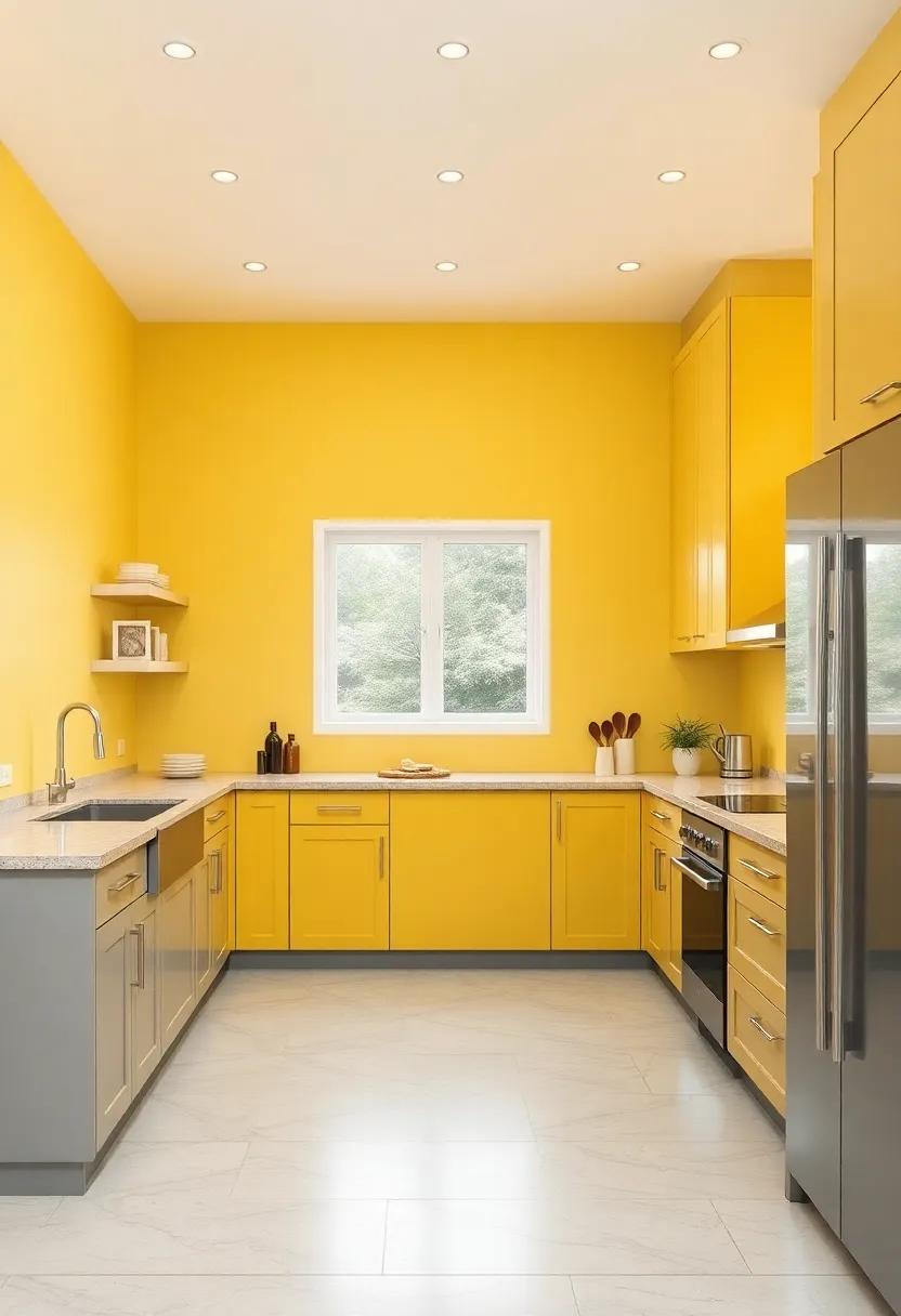 Lighting Options that Enhance the Brightness of Yellow Kitchens