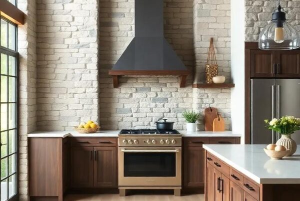 Embracing Rustic Charm: The Allure of Stone Walls in Farmhouse Kitchen Design