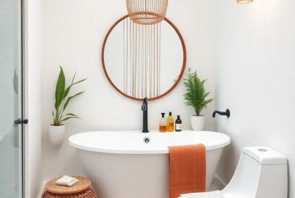 Embracing Serenity: Crafting a Boho Bathroom Oasis for Relaxation and Style