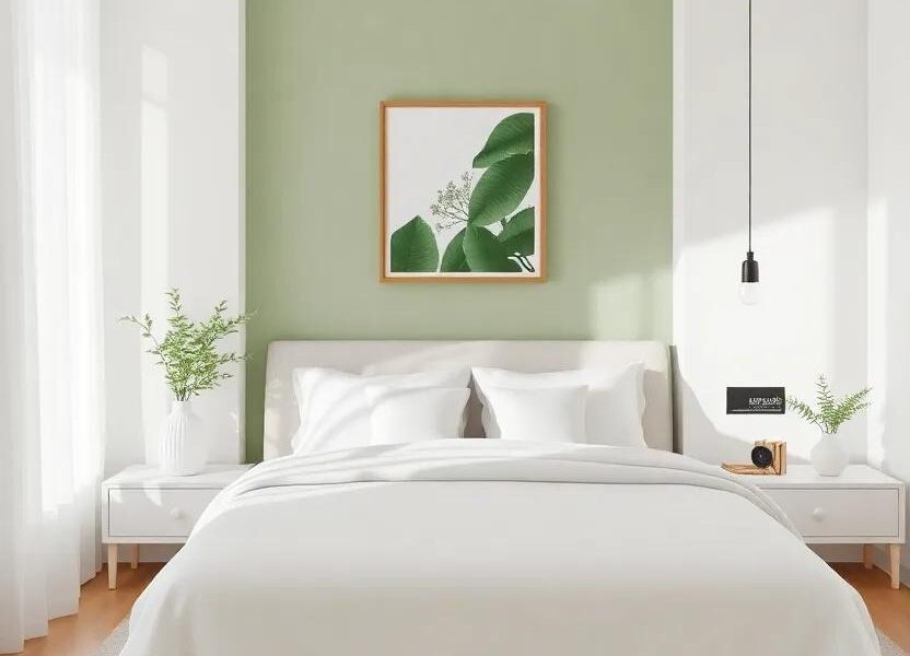 Transform Your Space: Embrace Sage Green and White for a Modern Bedroom Oasis