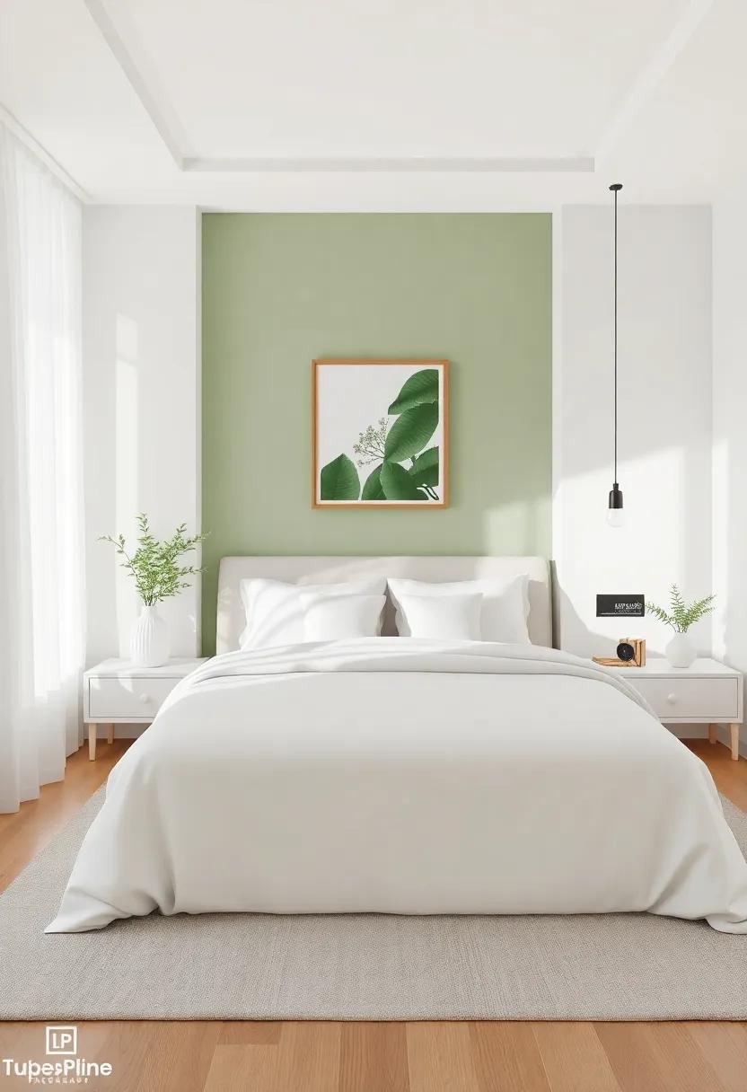 Transform Your Space: Embrace Sage Green and White for a Modern Bedroom Oasis