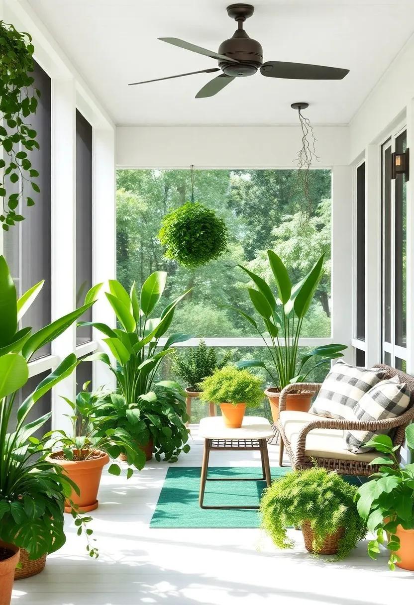 Embrace Nature Indoors: Transforming Your Screened Porch with Lush, Fresh Plants