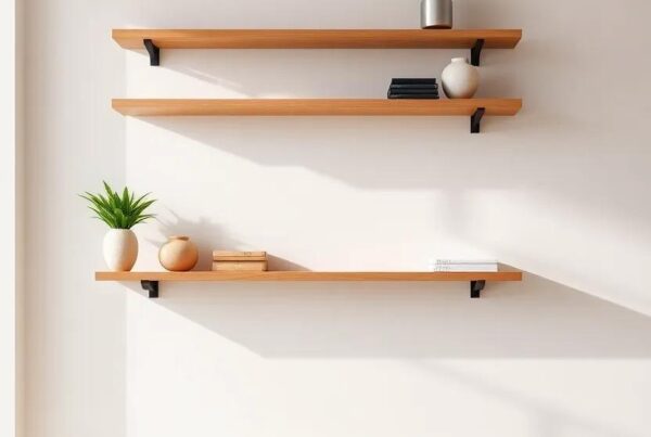 Elevate Your Space: Stylish Ideas for Wall-Mounted Floating Shelves in the Living Room