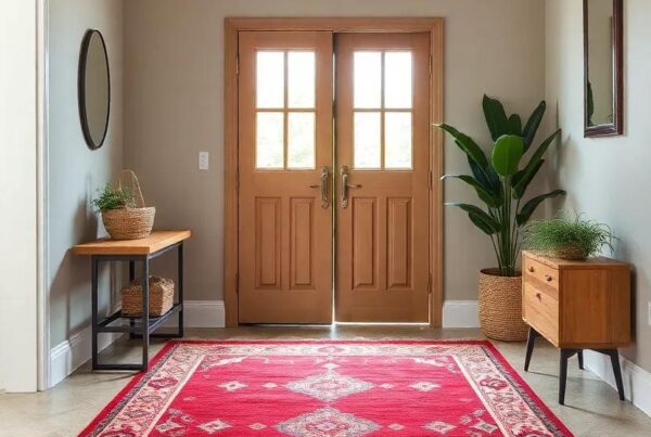 Transform Your Space: Eclectic Entryways Enhanced by Bold Statement Rugs