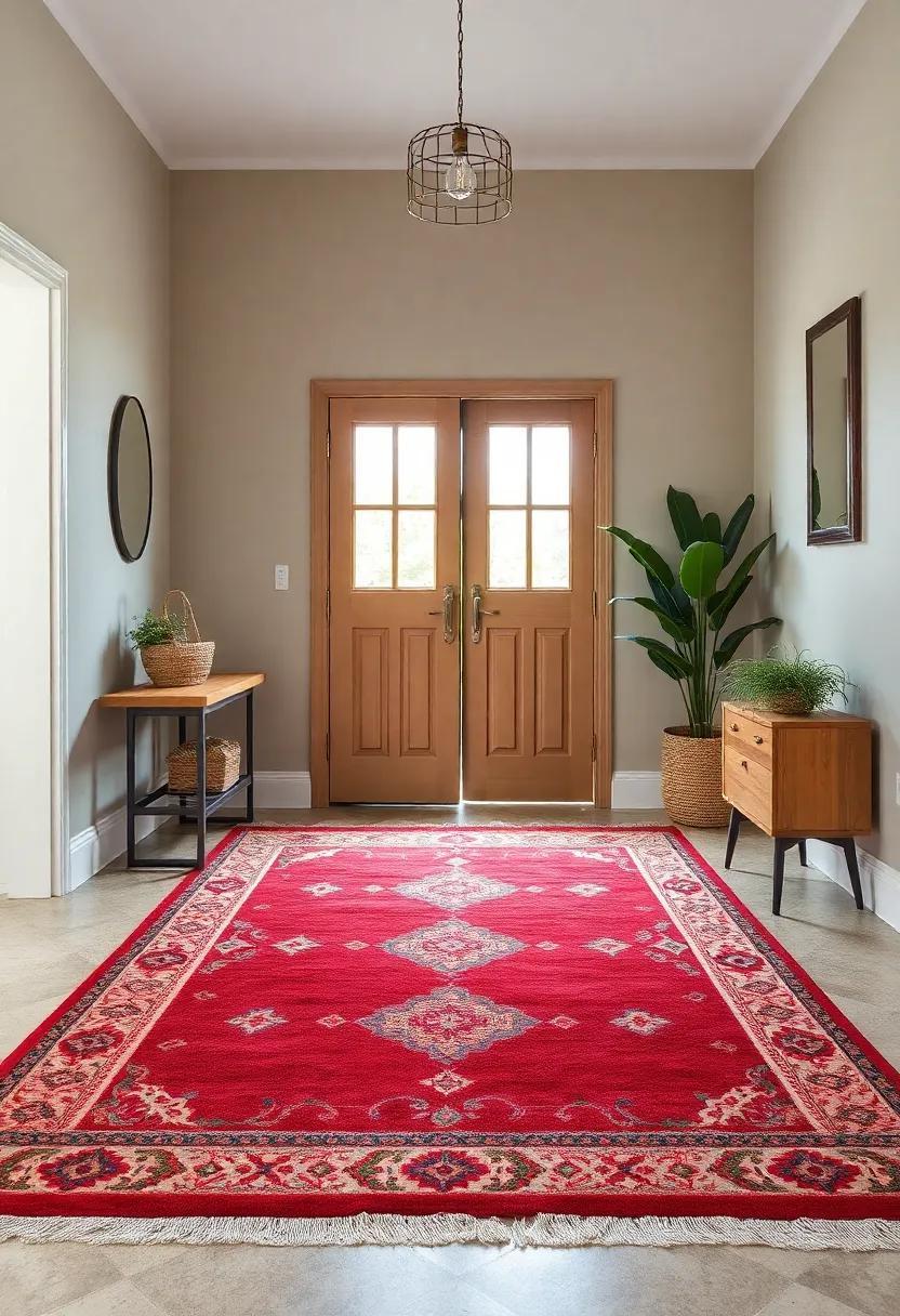 Transform Your Space: Eclectic Entryways Enhanced by Bold Statement Rugs