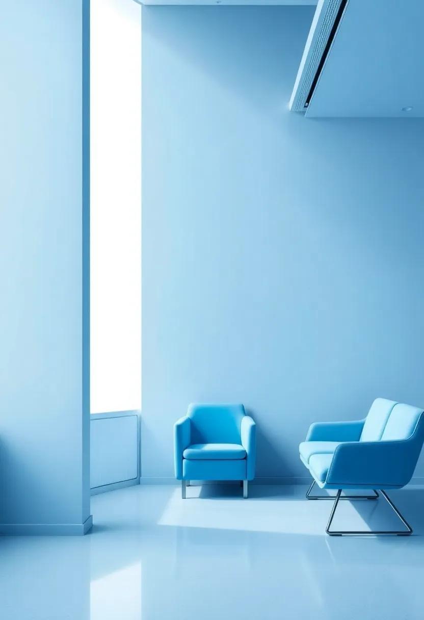 Elegant Inspiration: Elevating Office Spaces with High-End Blue-Themed Design