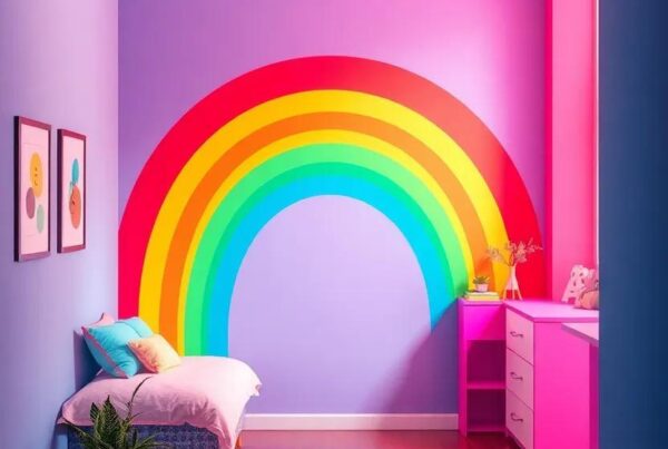 Transform Your Space: Creative Ideas for a Rainbow-Themed Teen Girl’s Room Makeover