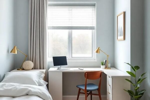 Maximize Your Space: Transforming a Small Bedroom with a Stylish Corner Desk