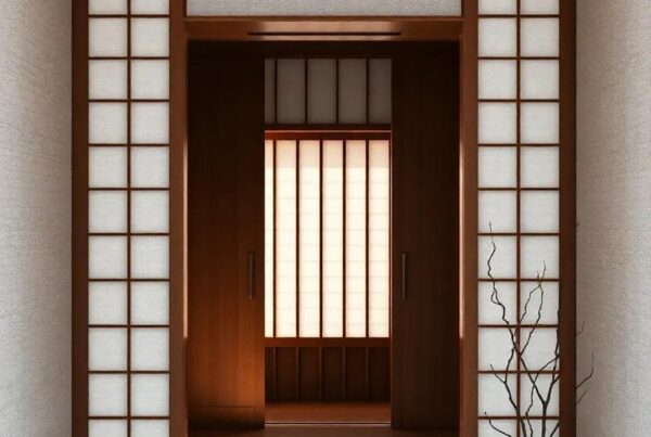 Embracing Harmony: Japandi Entryways Transformed with Elegant Shoji Screens