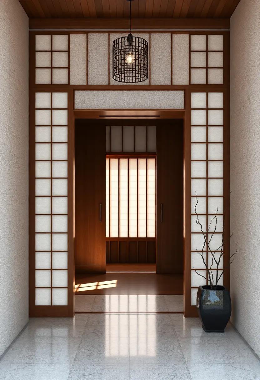 Embracing Harmony: Japandi Entryways Transformed with Elegant Shoji Screens