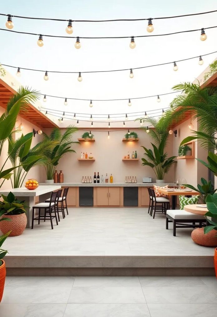 Transform Your Outdoor Space: Discover the Allure of Tropical-Themed Patio Bars