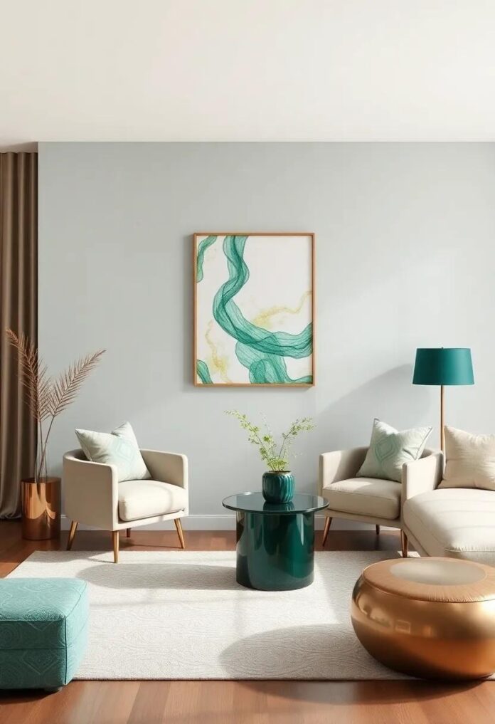 Elevate Your Space: Luxurious Emerald and Bronze Home Décor Inspirations You’ll Love