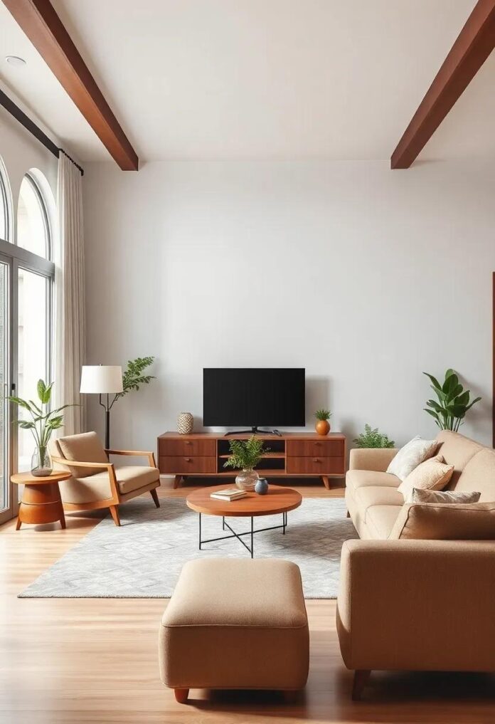 Timeless Elegance: Embracing Vintage Living Rooms with Iconic Mid-Century Furniture