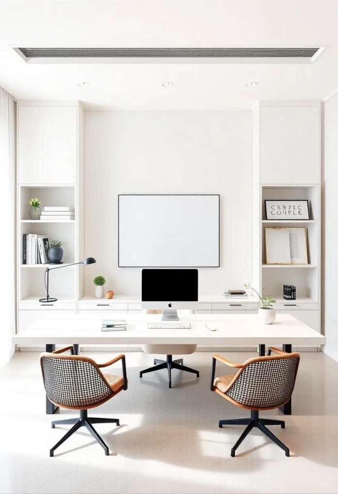 Elevate Your Workspace: Inspiring Minimalist Luxury Home Office Designs for Modern Living