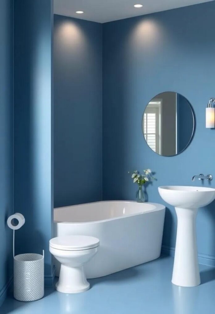 Embracing Serenity: The Timeless Charm of Classic Blue Bathroom Wall Colors