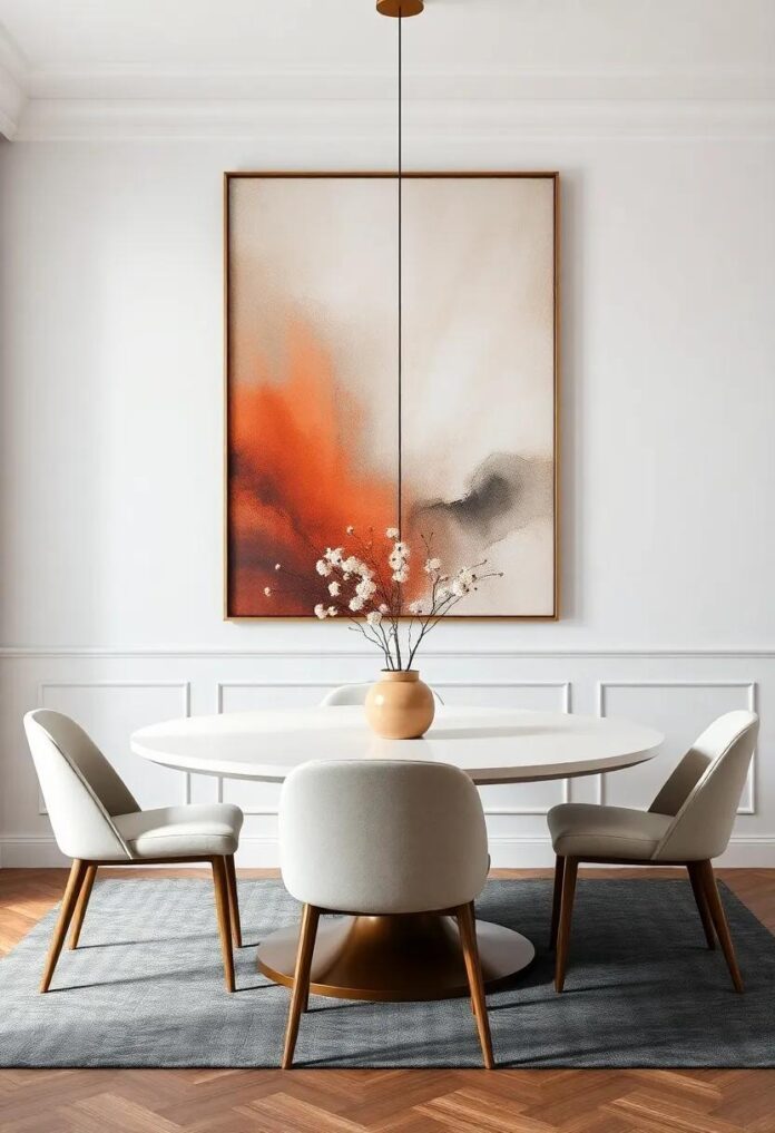 Transform Your Space: Chic and Stylish Wall Art Ideas for an Elegant Dining Room