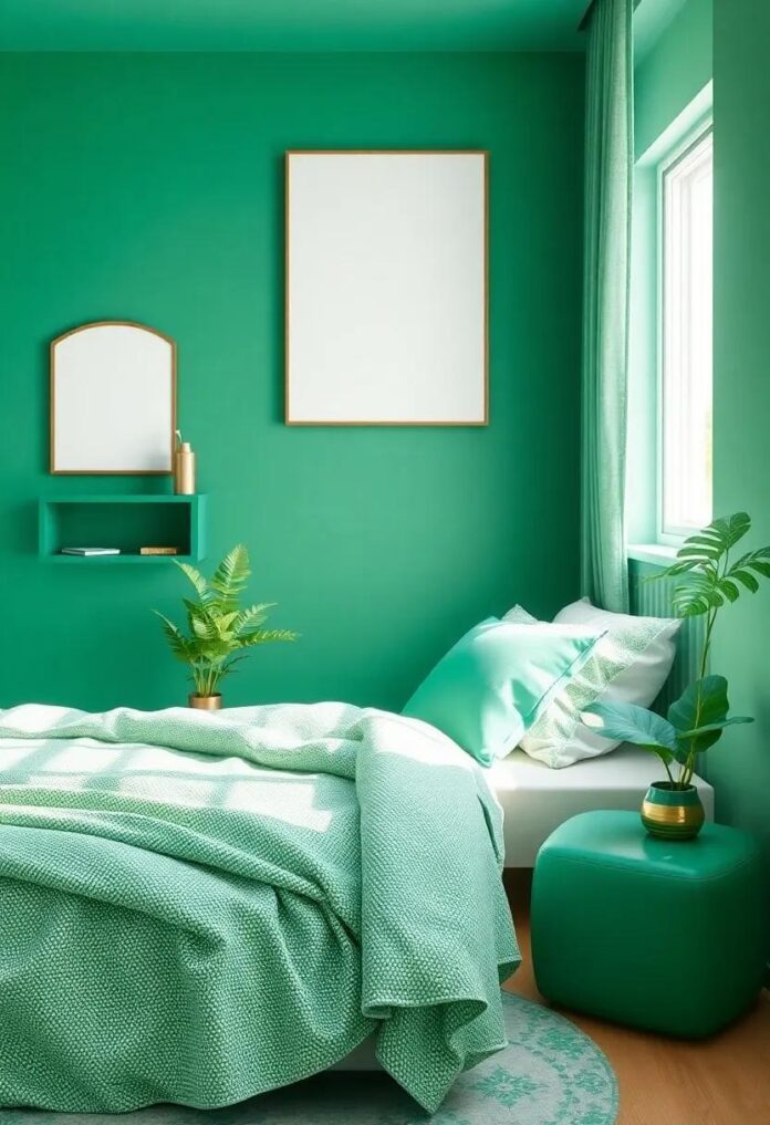 Creating a Dreamy Emerald Green Teen Room: Fresh Ideas for Girls’ Spaces