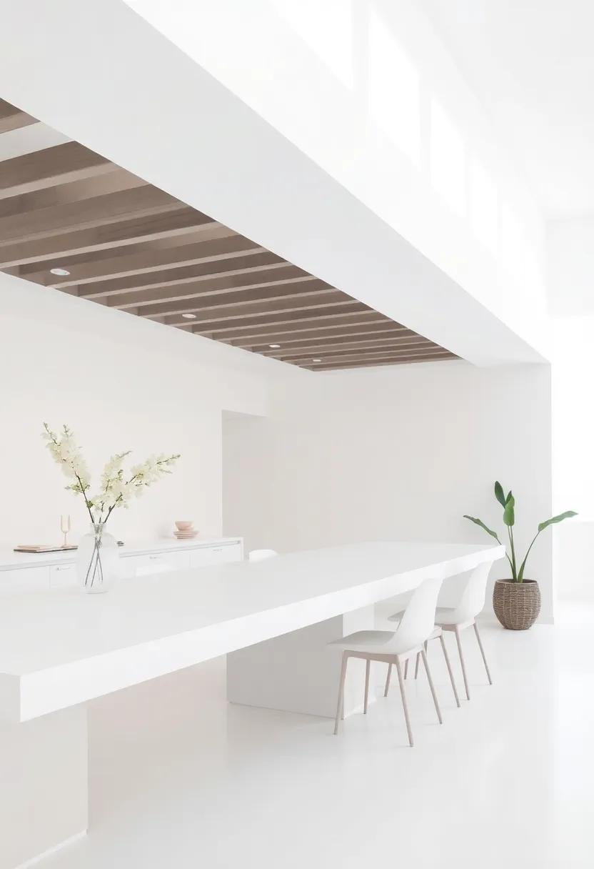 Cool Whites: Elevating⁣ Minimalism and Airy Designs