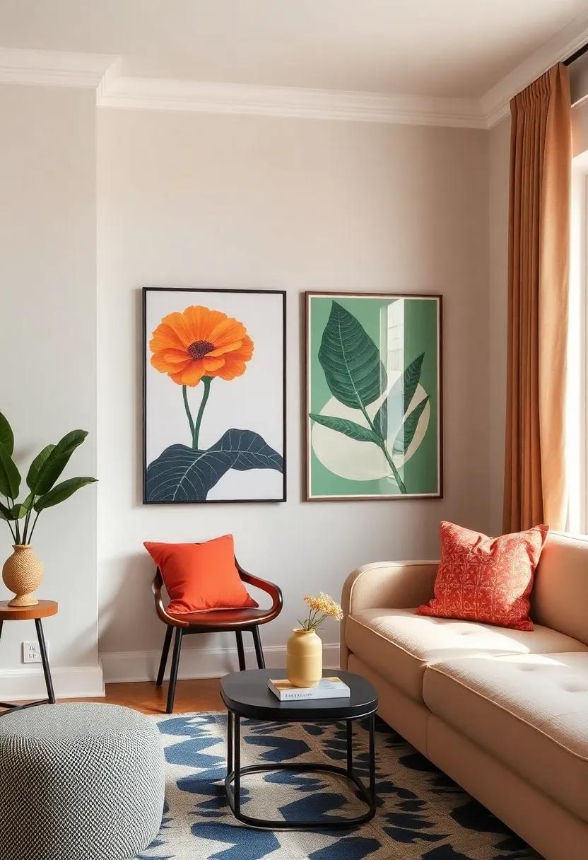 Playing with Scale: How Different⁣ sizes of Prints Can Transform a Room