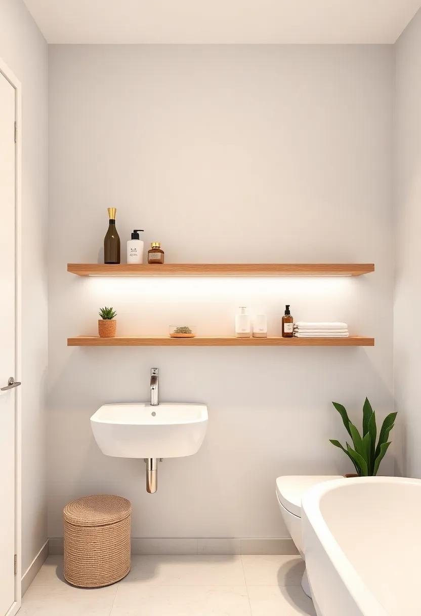 Stylish Floating Shelves to Display‍ Your favorite bathroom Essentials