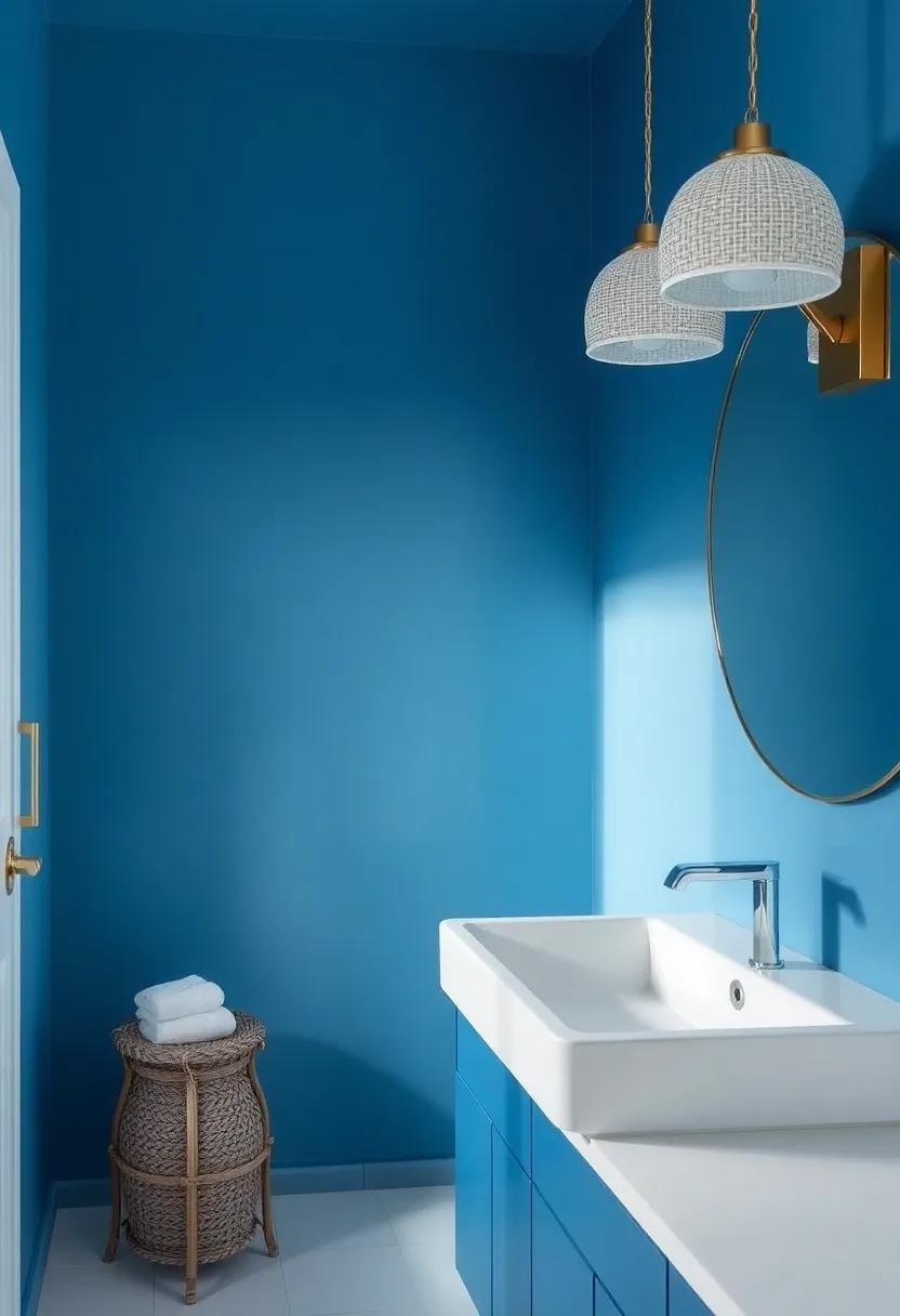 Creating ‍a ⁤Coastal Vibe with Classic Blue Bathroom ⁣Walls