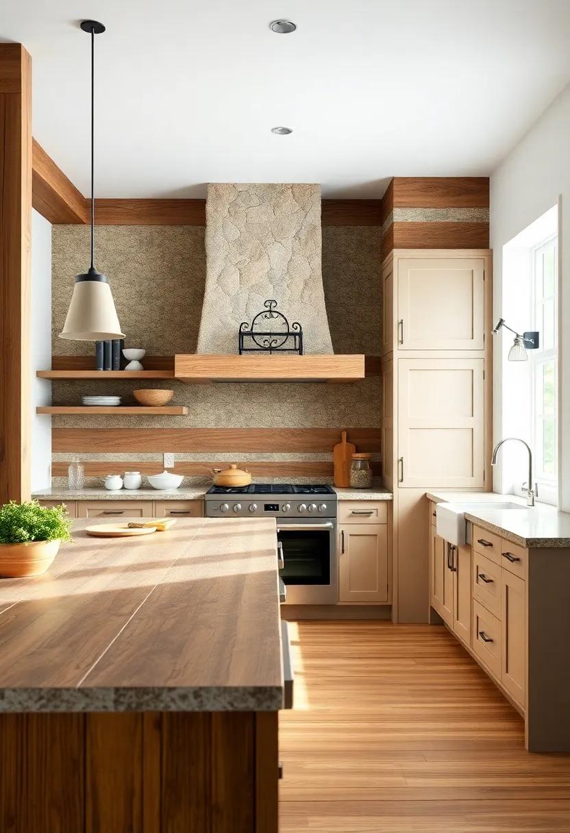 Embracing Natural ‍Materials: ‍The Beauty of Wood and Stone in Farmhouse ‍Kitchens