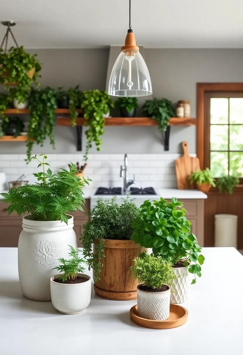 Lush Greenery: Bringing the Outdoors In through herb Gardens⁤ and ⁤Plants