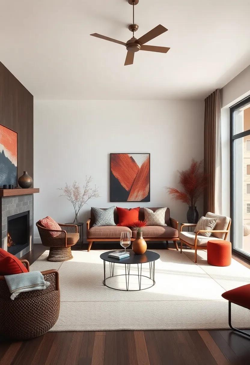 The Enchantment of Rust Red‍ Accents in⁢ Home Decor