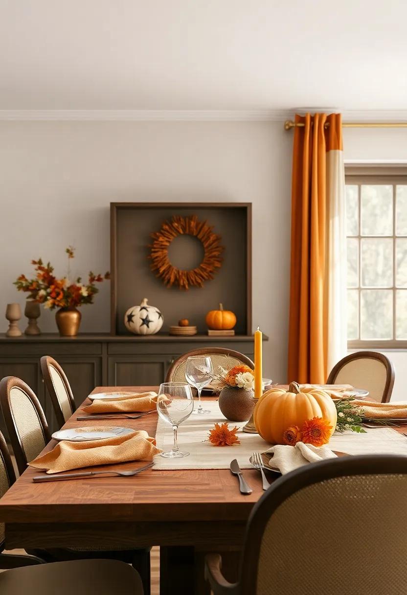 Seasonal Table ⁢Settings: Incorporating autumnal ⁣Decor for Gatherings