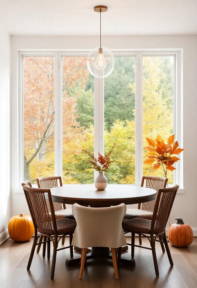 Window Views: Framing ‍Your Dining​ space with Fall Foliage