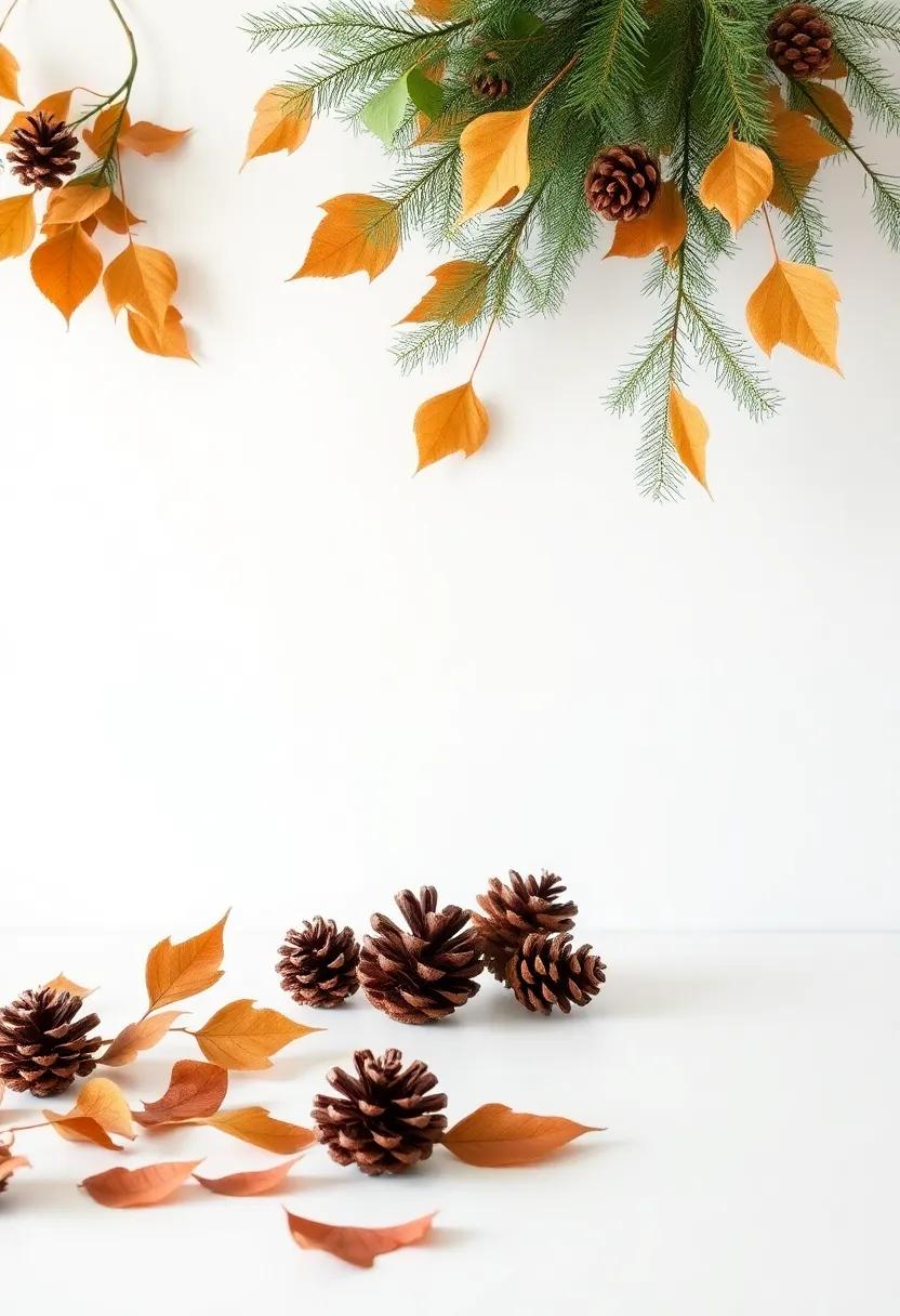 Natural Elements: Using Leaves ⁤and Pinecones for ​a Touch ⁤of fall