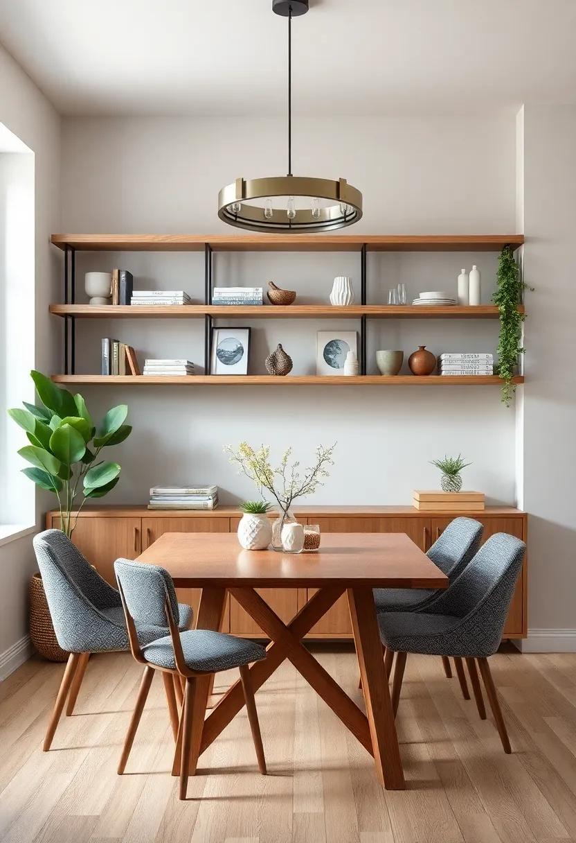 Embrace Open Shelving for Enhanced Dining Room Aesthetics