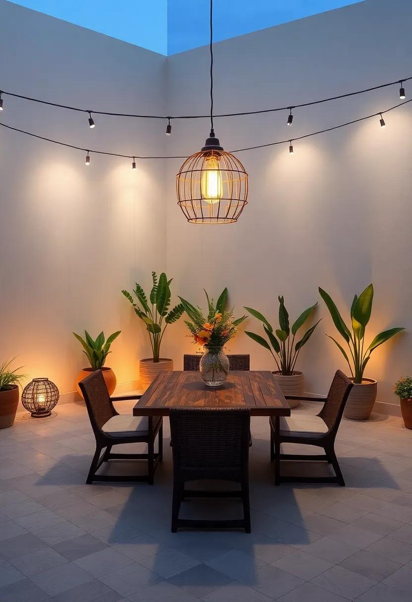 Outdoor Lighting Solutions for Inviting Eclectic Patios