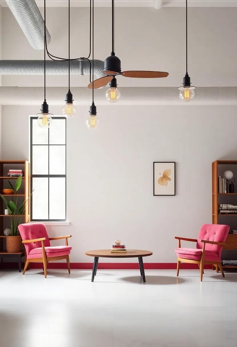 Mid-Century Modern Meets Industrial Style: A Lighting Fusion