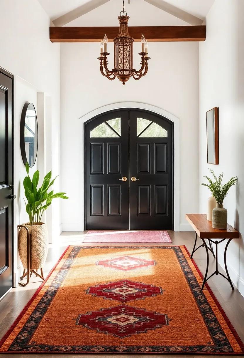 Layering ‌Rugs for Depth and Interest in Entry Spaces