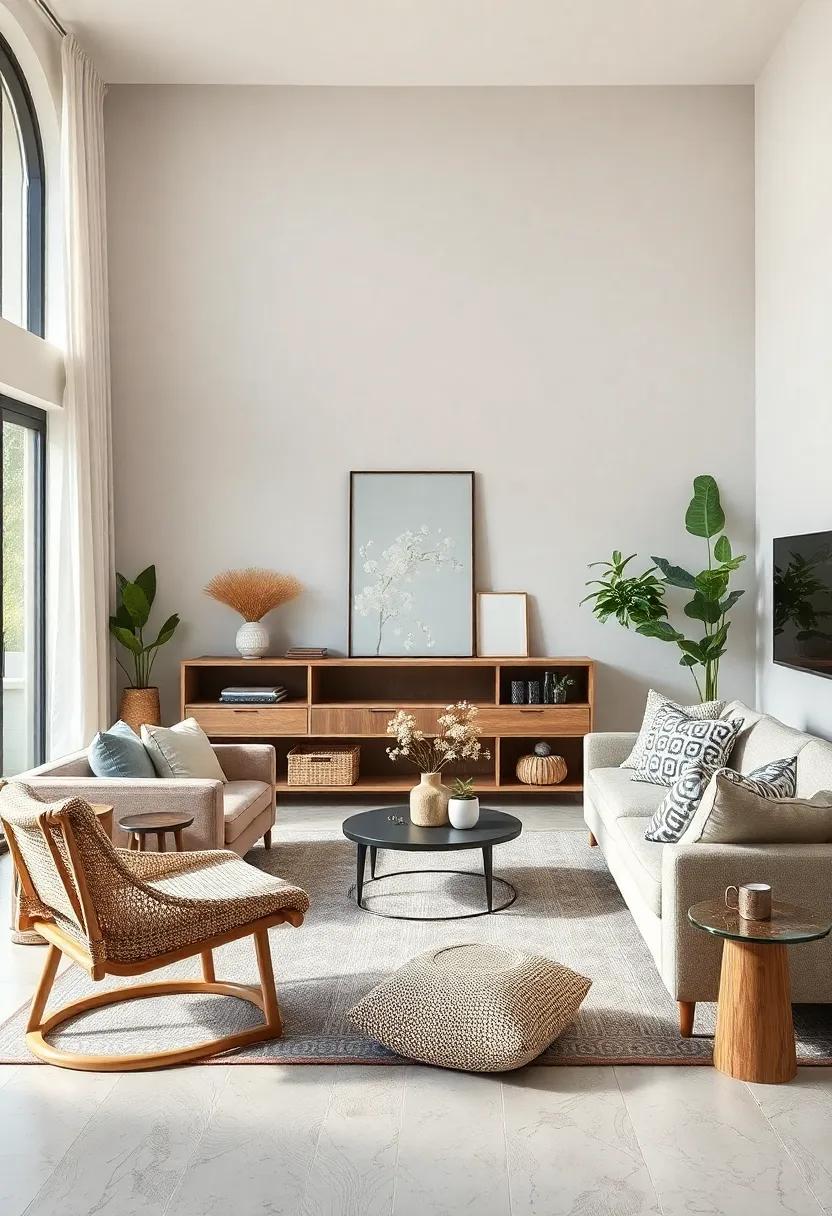 Embracing Calm: The Serene Palette of Nature-Inspired Living Rooms