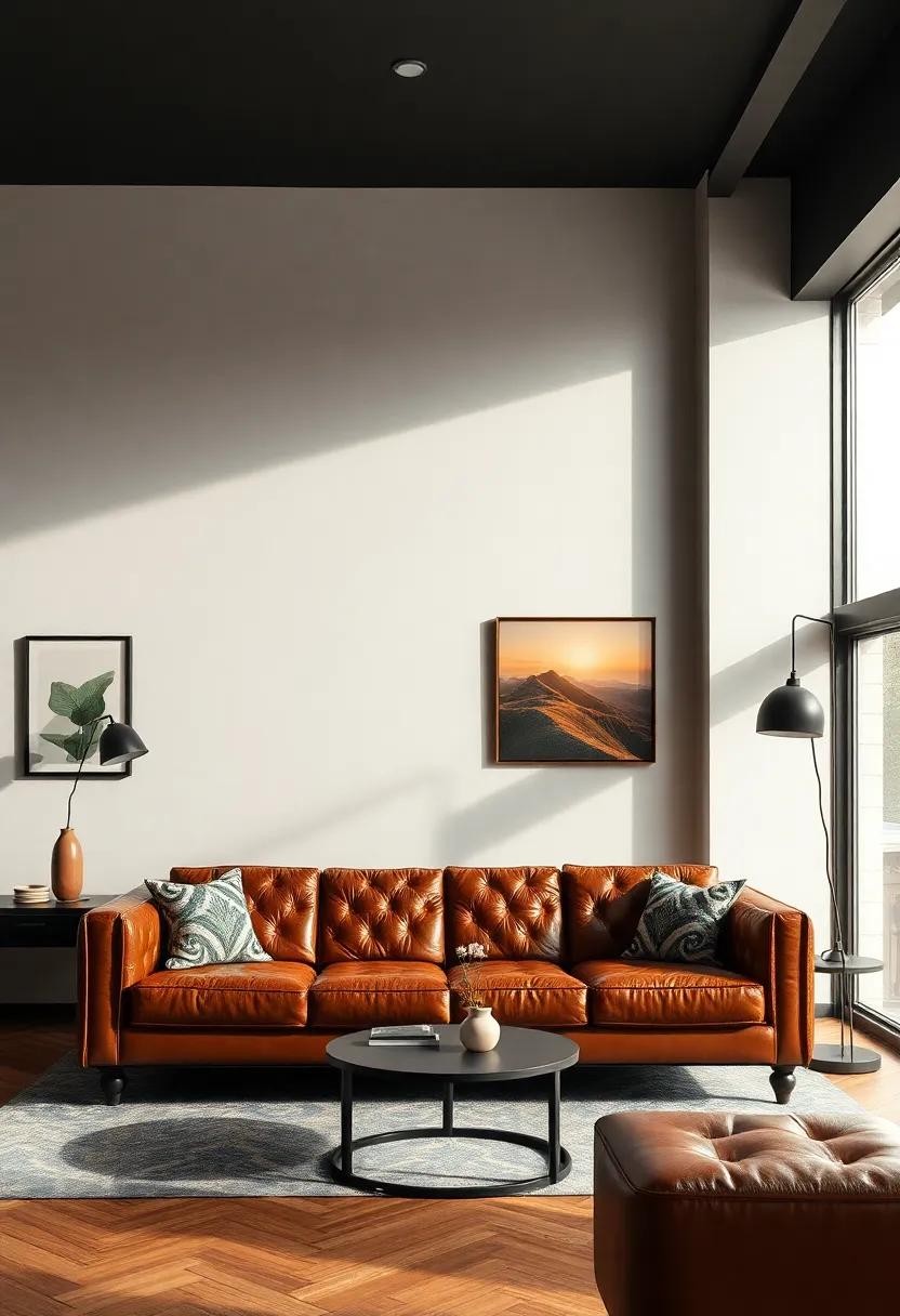 Embracing Eclecticism Through the Richness of warm Leather Textures