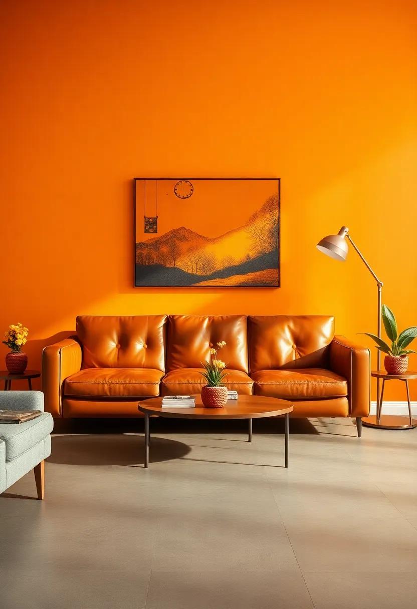 Warm Leather Hues: Creating a Cozy Atmosphere in⁤ Your‌ Home