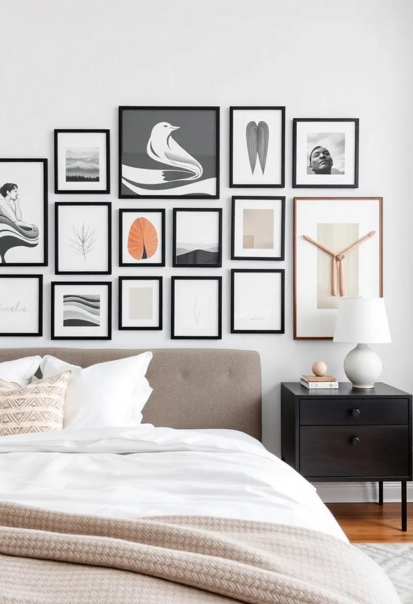 A ‍gallery Wall: Crafting a Cohesive Look with diverse Art Pieces