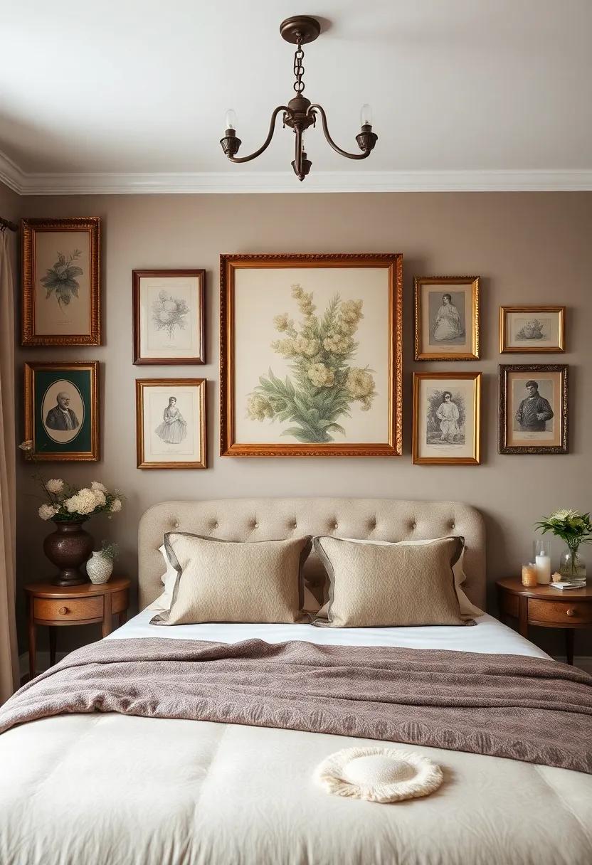 Incorporating Vintage ⁣Finds: The Charm of Antique⁤ Wall art in Bedrooms