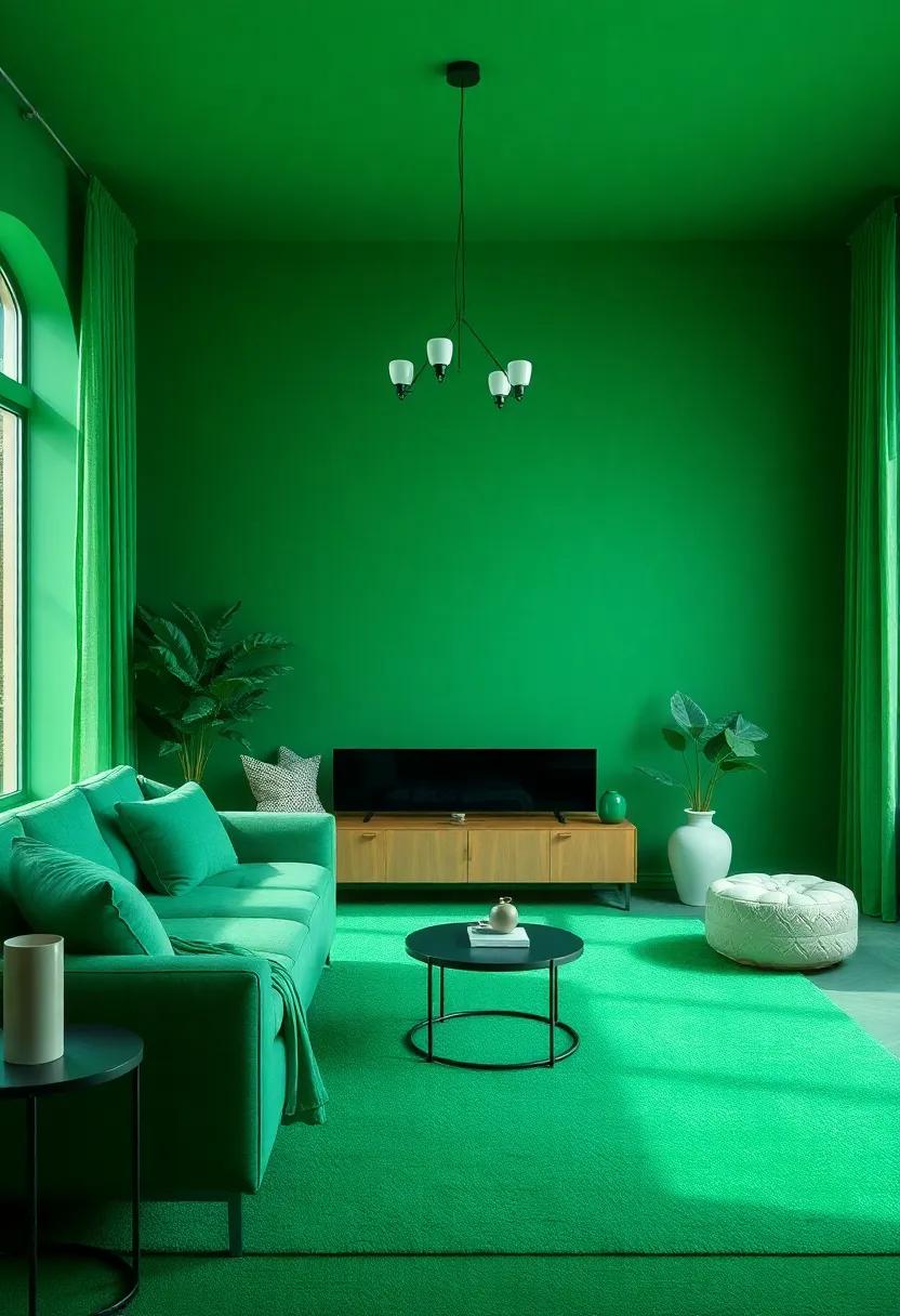 Shades​ of Green: ⁣Exploring Variations and Their Impact on Mood