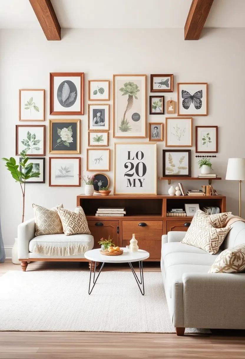 Eclectic Gallery Walls Blending ‌Memories and Style