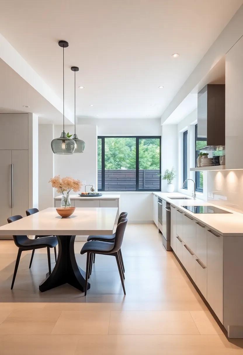 Integrating⁢ Dining Areas with Galley Kitchens for⁣ Seamless Living