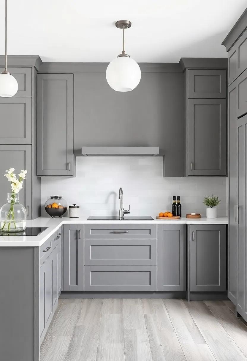 Creating a Cohesive ‌look with Grey Cabinets and Flooring Choices