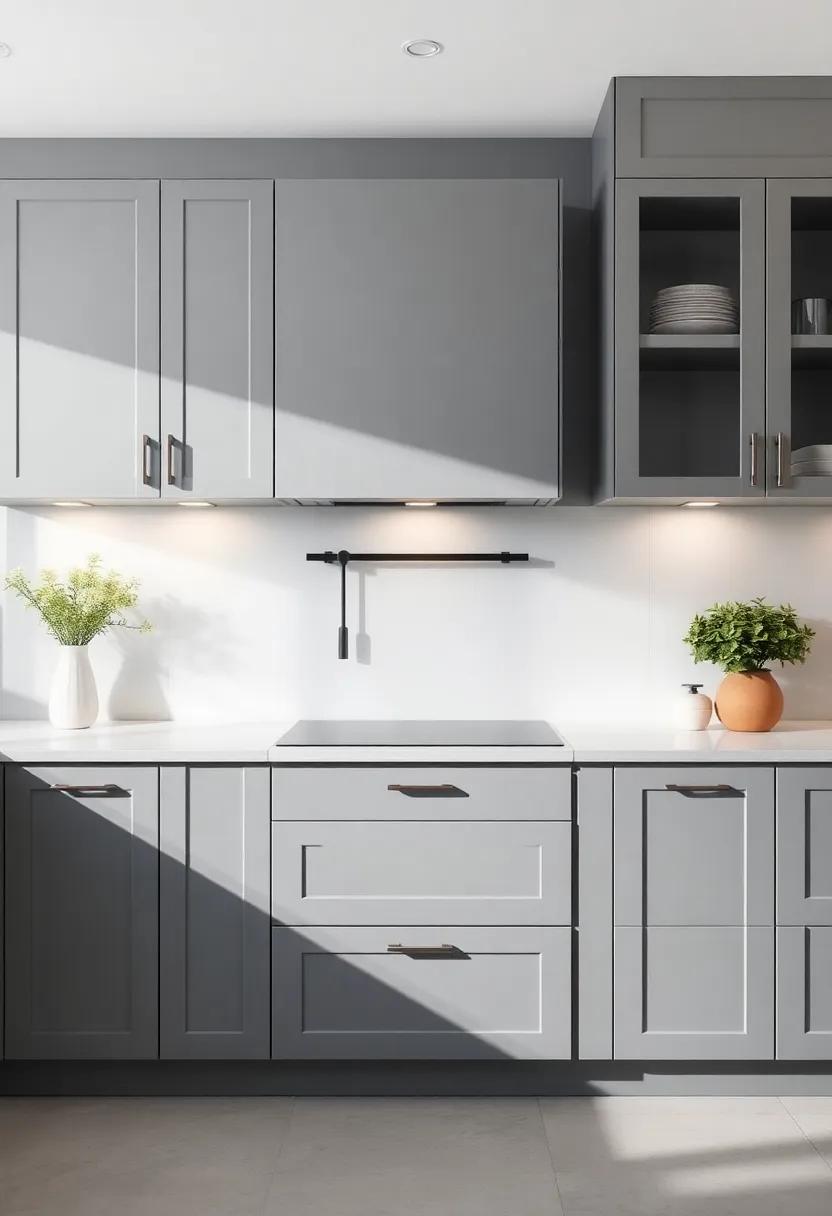 Innovative Storage ​Solutions for Grey Kitchen⁣ Cabinets