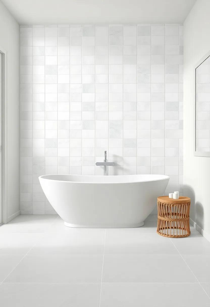 Set a Serene atmosphere With⁣ Soft Pastel⁣ Ceramic Tiles to Refresh Your Guest‌ Bathroom