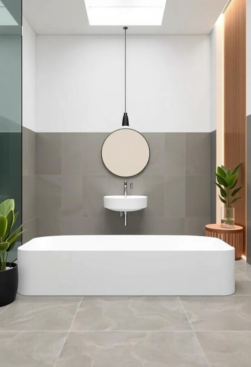 Create a Modern Oasis With ⁣Sleek Cement-Look​ Tiles in Your Guest Bathroom